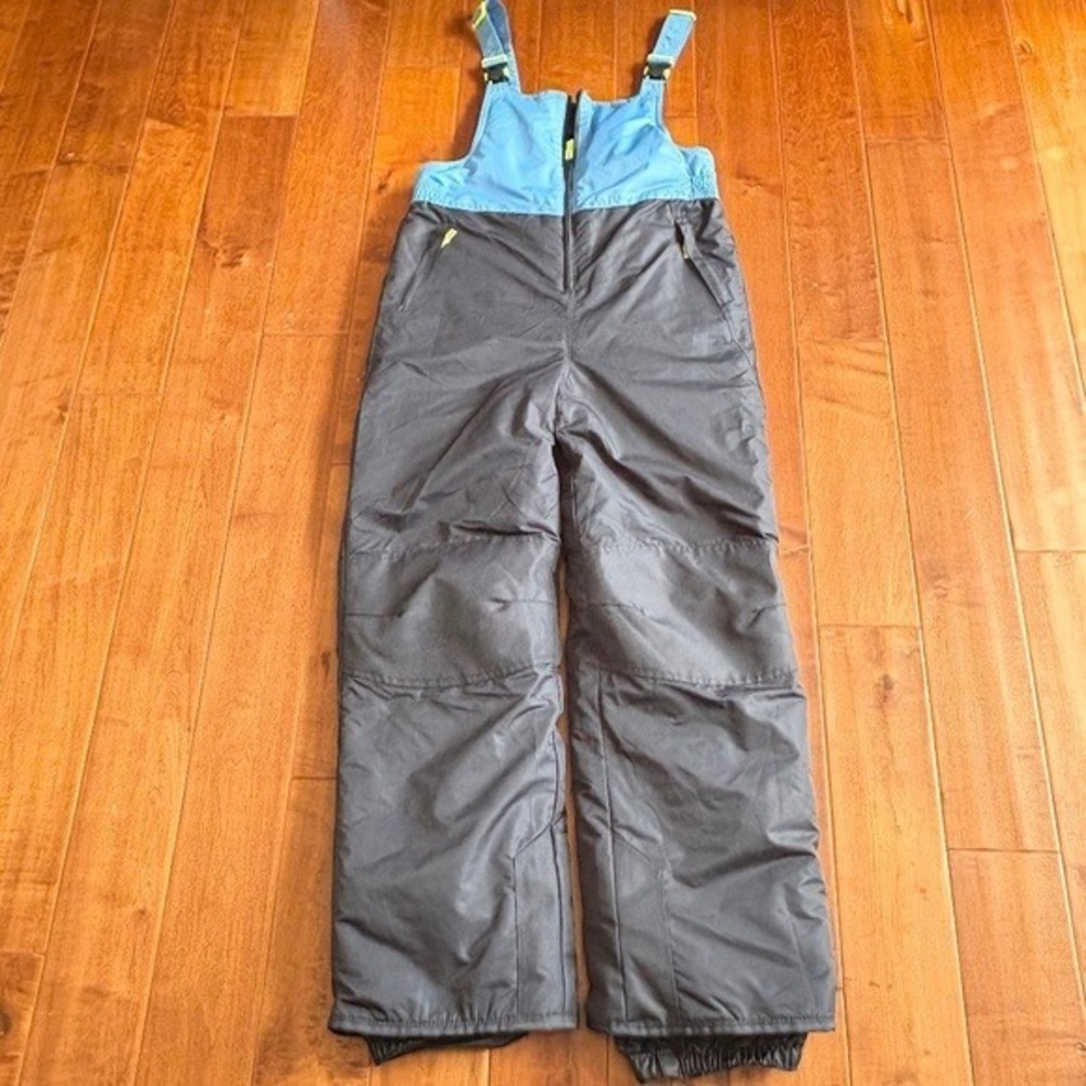 Champion‎ Snow Bibs Insulated Overalls, Mens XL(16-18) Blue Charcoal
